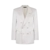 Strukturierte Jacke aus peachiertem Satin