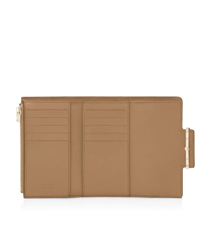 Supple Grain Leather Aube Compact Wallet