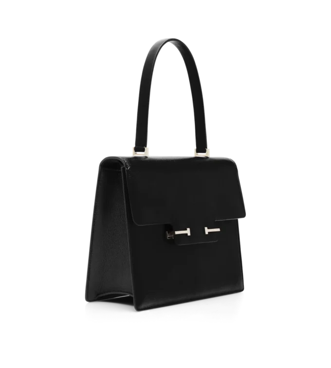Supple Grain Leather Aube Small Top Handle