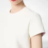 T-Shirt aus Nappa Lux und gewaschenem Duchesse