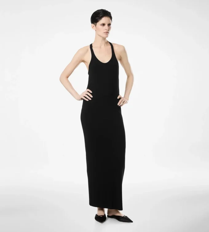 Tank-Top-Kleid mit tonalem TF-Sticklogo