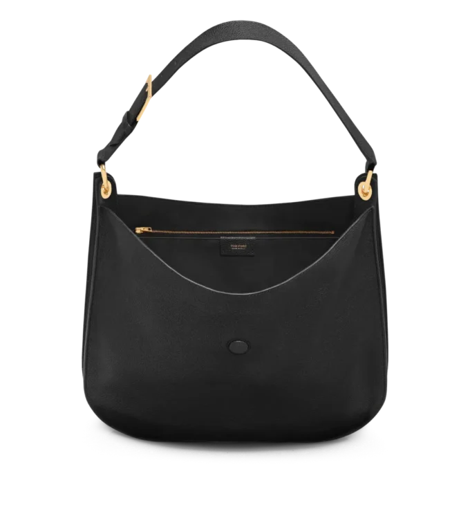 Tara Large Crossbody aus genarbtem Leder
