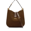 Tara Large Crossbody aus Wildleder und Glattleder