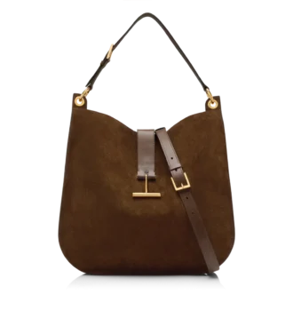 Tara Large Crossbody aus Wildleder und Glattleder