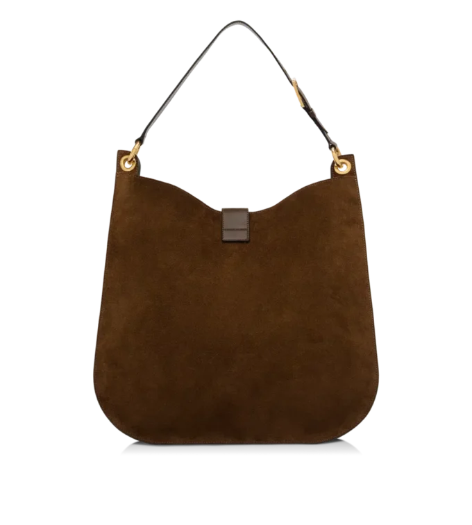Tara Large Crossbody aus Wildleder und Glattleder