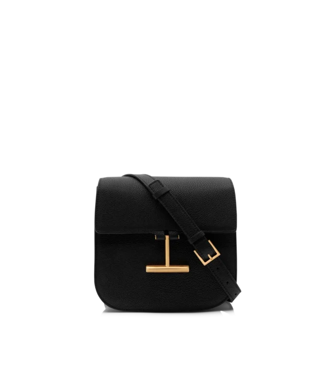Tara Mini Crossbody aus genarbtem Leder