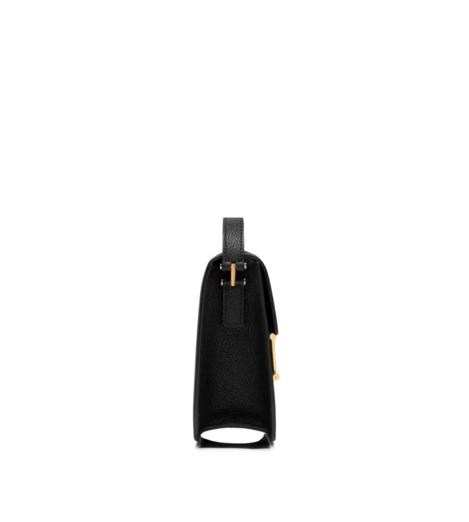 Tara Mini Crossbody aus genarbtem Leder