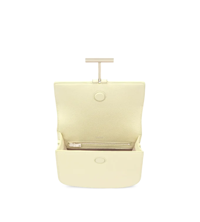 Tara Mini Crossbody aus genarbtem Leder
