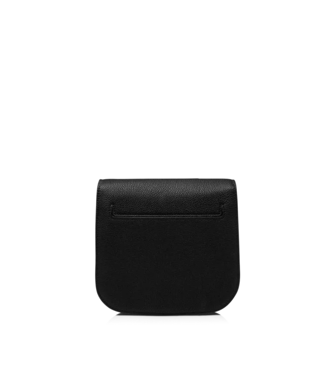 Tara Mini Crossbody aus genarbtem Leder
