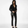 Tara Mini Crossbody aus genarbtem Leder