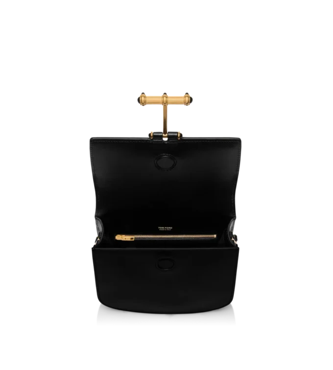 Tara Mini Crossbody aus Leder mit Palmellato-Effekt