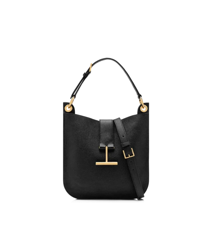 Tara Small Crossbody aus genarbtem Leder