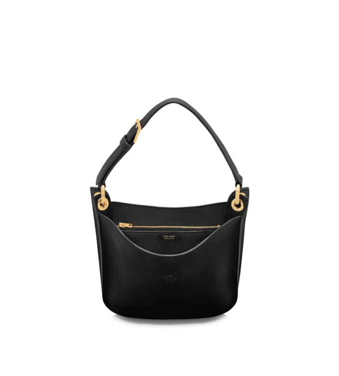 Tara Small Crossbody aus genarbtem Leder