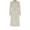Trenchcoat aus Baumwoll-Seiden-Gabardine
