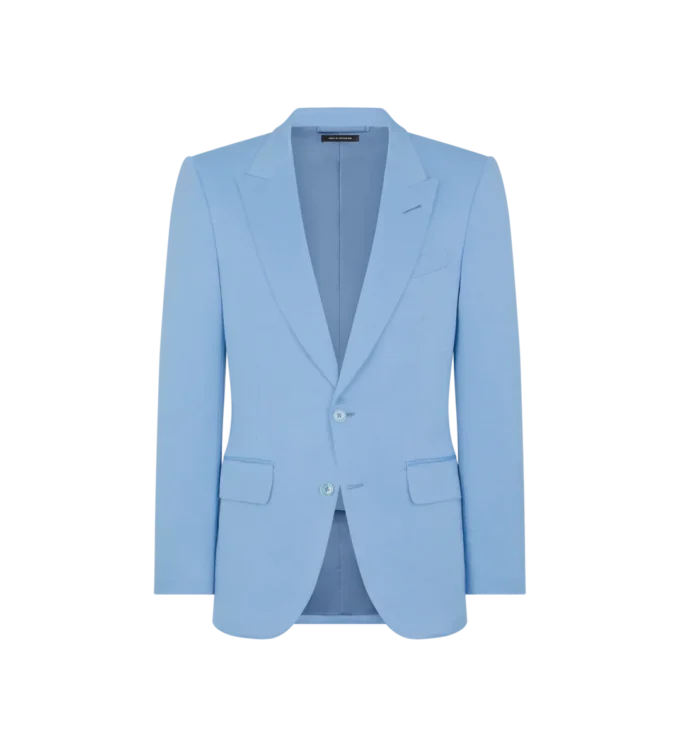 Unregelmäßige Jacke aus peachiertem Satin