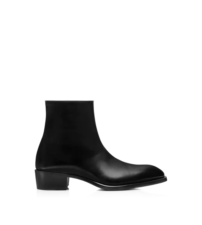 Vincent-Stiefel aus poliertem Leder