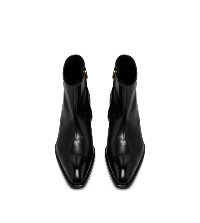 Vincent-Stiefel aus poliertem Leder