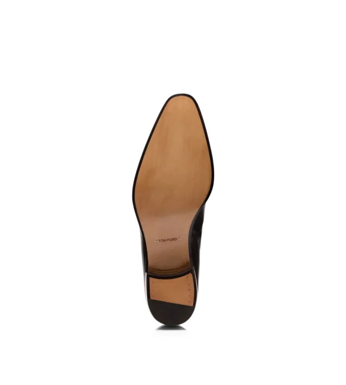 Vincent-Stiefel aus poliertem Leder