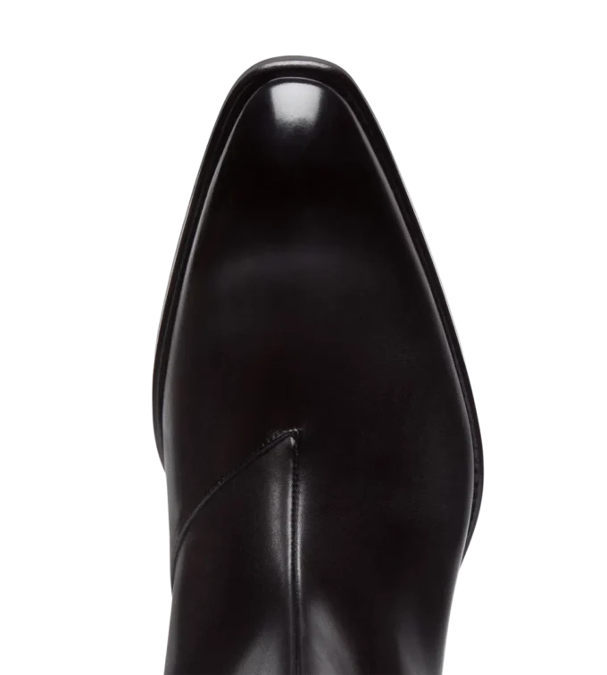 Vincent-Stiefel aus poliertem Leder