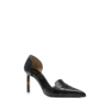 Weiche Eva D’Orsay Pumps aus genarbtem Leder