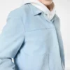 Weiche Overshirt-Jacke aus Lammwildleder