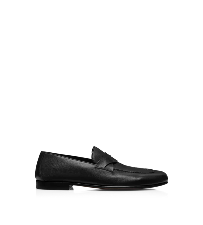 Weicher, geschmeidiger Leder-Loafer mit gedrehtem Band von Gigi