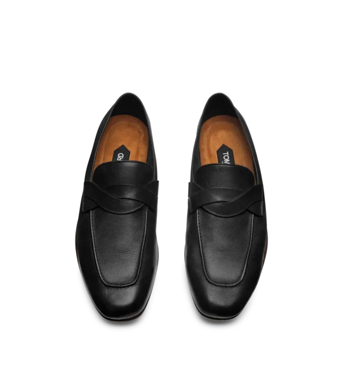 Weicher, geschmeidiger Leder-Loafer mit gedrehtem Band von Gigi