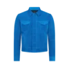 Westernjacke aus Kaschmir-Wildleder