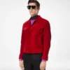 Westernjacke aus Kaschmir-Wildleder