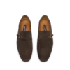Wildleder-Loafer Gigi mit gedrehter Bandschnalle