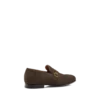 Wildleder-Loafer Gigi mit gedrehter Bandschnalle