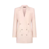 Zweireihige Jacke mit Spitzkragen
